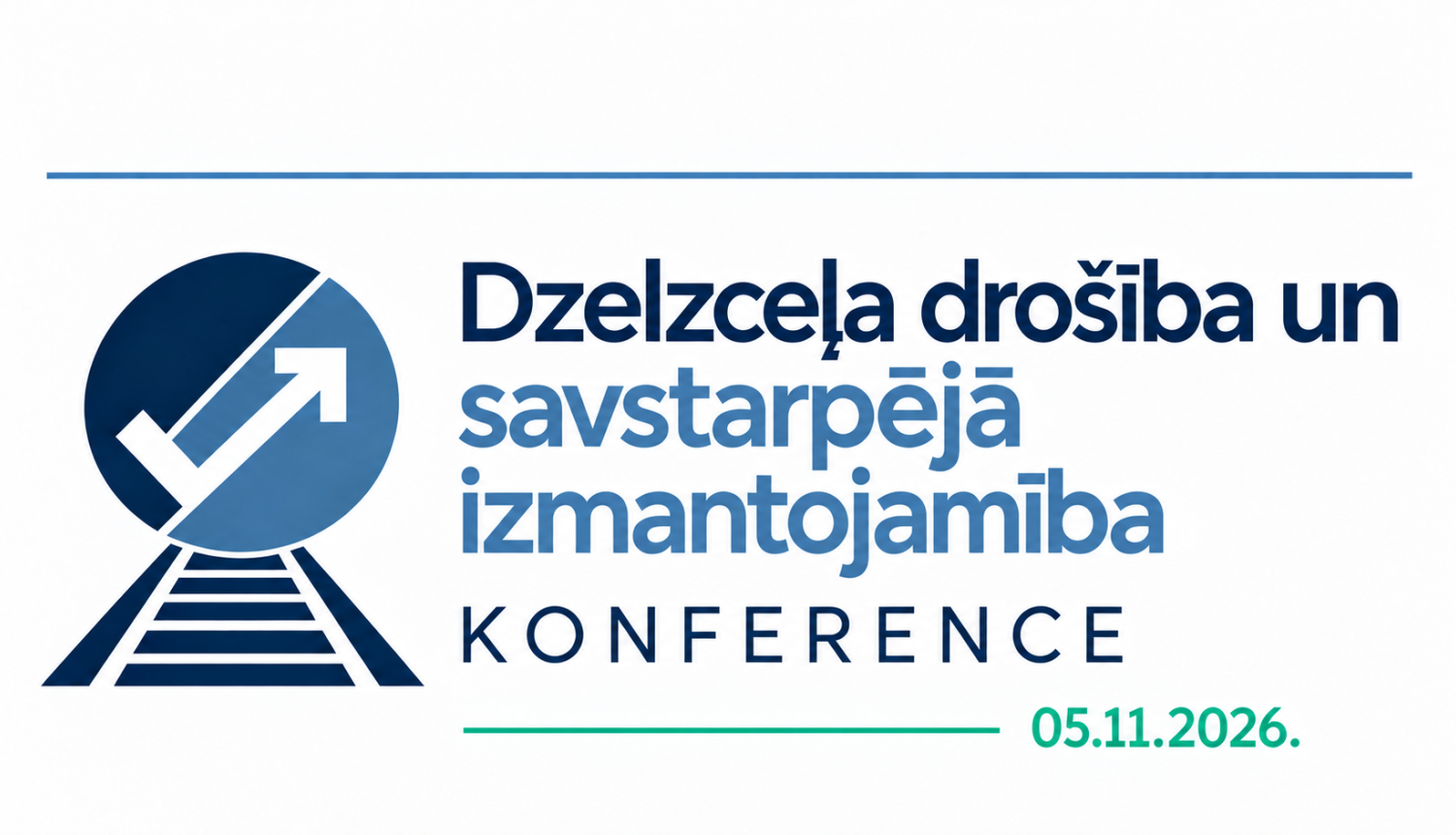 Dzelzceļa drošības un savstarpējās izmantojamības konferences logo