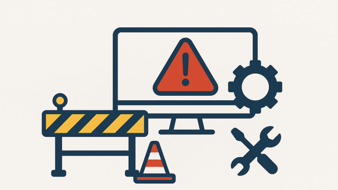 IT darbības traucējumi