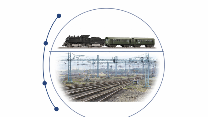 Dzelzceļa ritošais satāvs un dzelzceļa sliedes